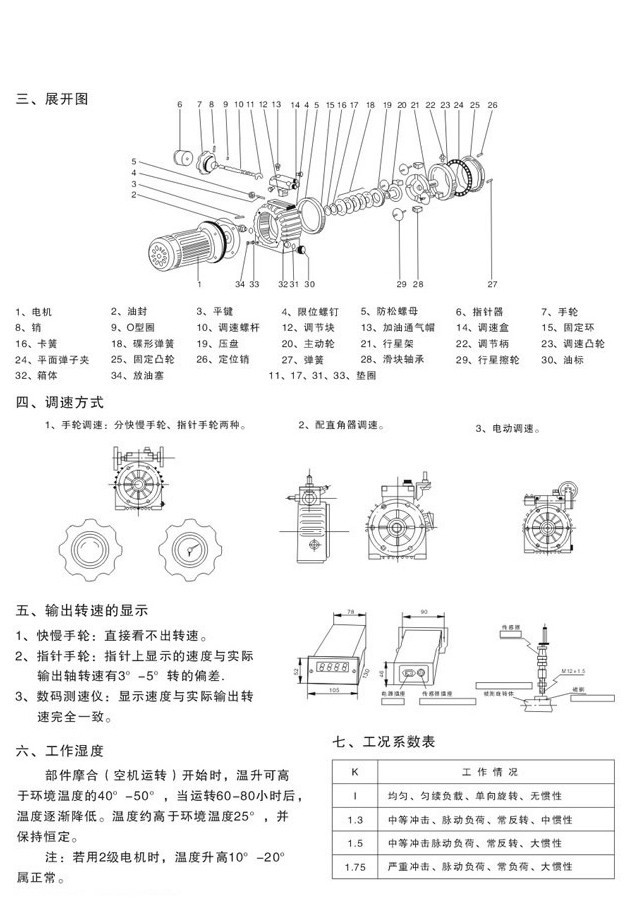 MB行星摩擦式機械無級變速機 MB行星摩擦式機械無級變速機