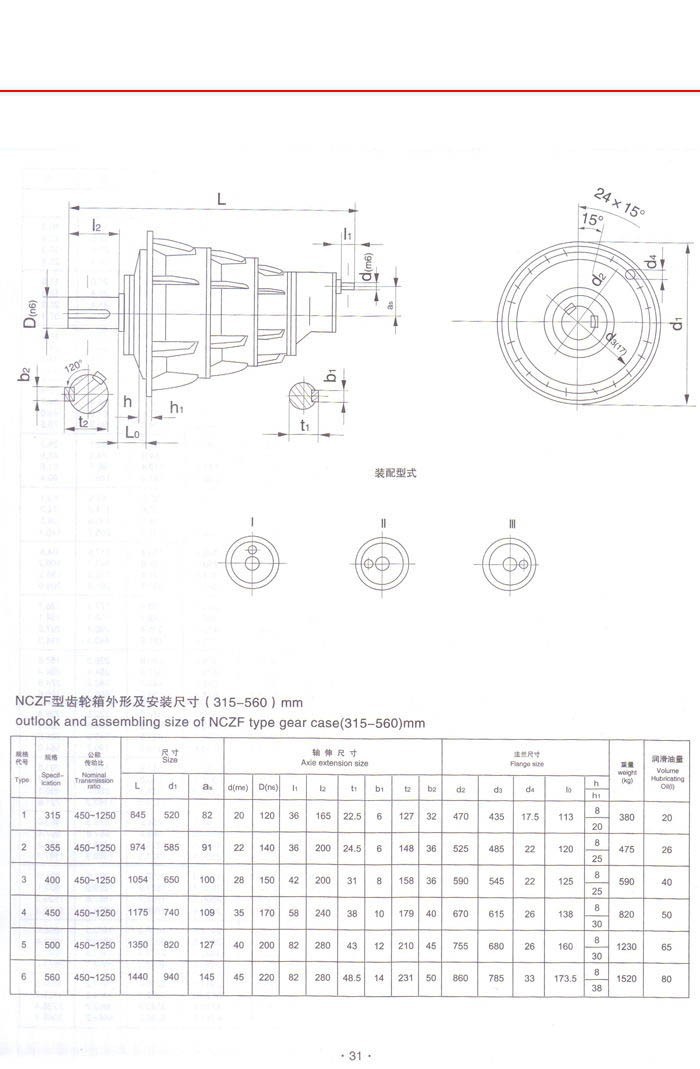 新型NGW行星齒輪減速器 新型NGW行星齒輪減速器