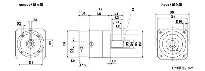 PL系列精密行星減速機 PL系列精密行星減速機